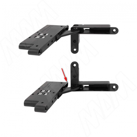 Вставка мебельной петли SECRET MAXI лицо в торец 